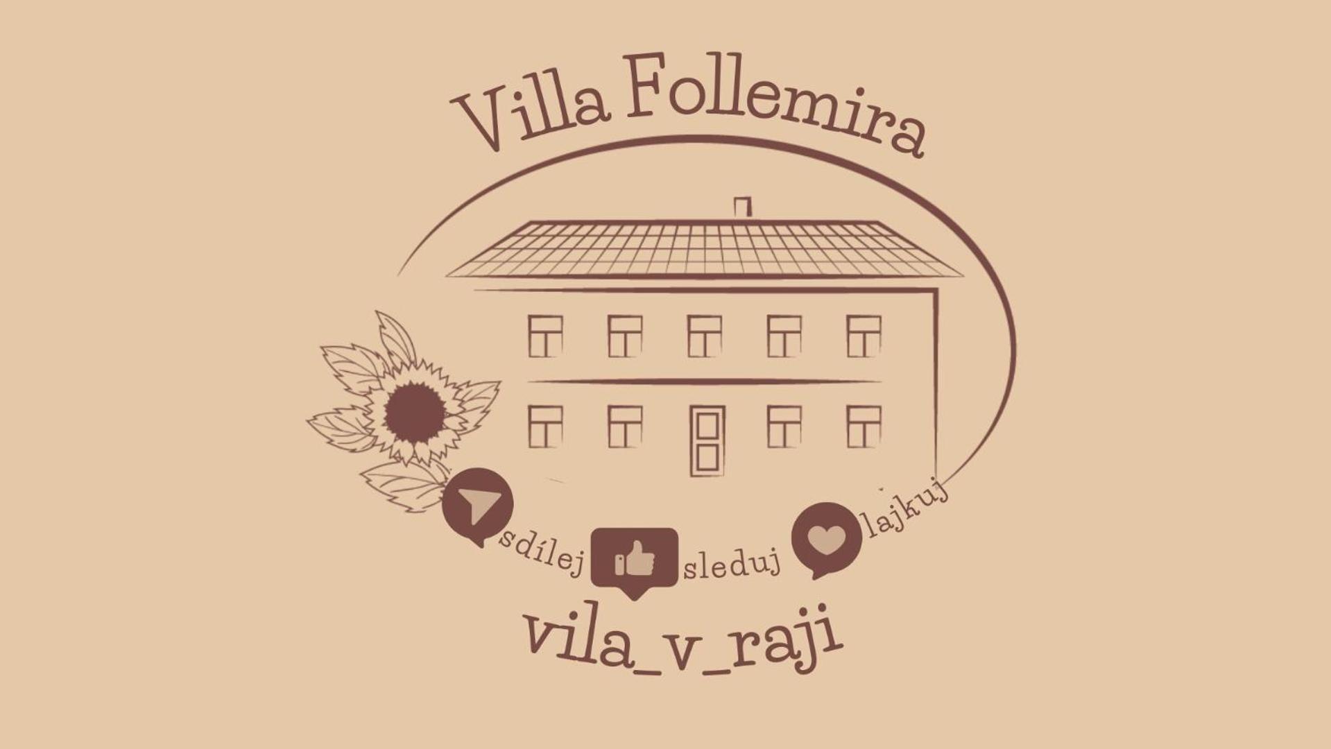 Villa Follemira Cz - Kitchen - Garden - Bike Storage Pěnčín Kültér fotó